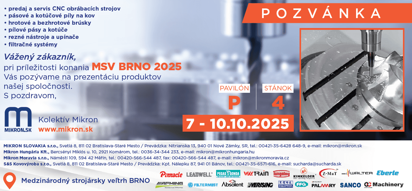 Pozvánka na MSV BRNO 2025